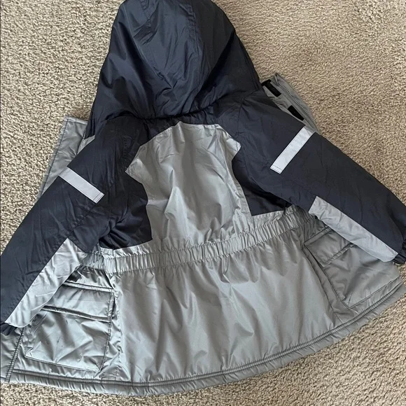 Boys London fog coat and snow pant bib matching set - Picture 7 of 12
